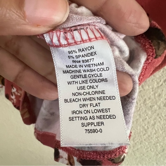 Ana - Floral tunic Top size Large - Picture 4 of 9